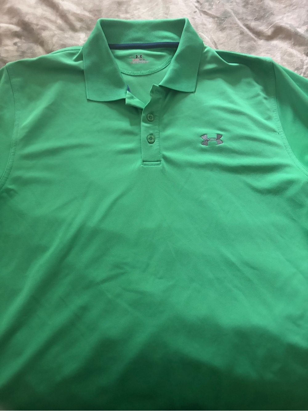 Under Armour Men’s Bright Green Performance Polo